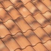 Керамическая черепица Braas Roman 13 28,0*44,00 бежевый с патиной