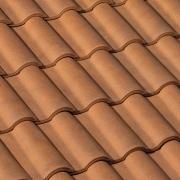 Керамическая черепица Braas Roman 13 28,0*44,00 состареный коричневый