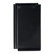 Керамическая черепица Braas Турмалин 28,0*47,5 глазурь черный