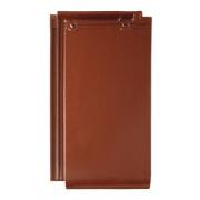 Керамическая черепица Braas Турмалин 28,0*47,5 глазурь каштан