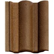 Цементно-песчанная черепица Braas  Адрия слари коричнево-золотая