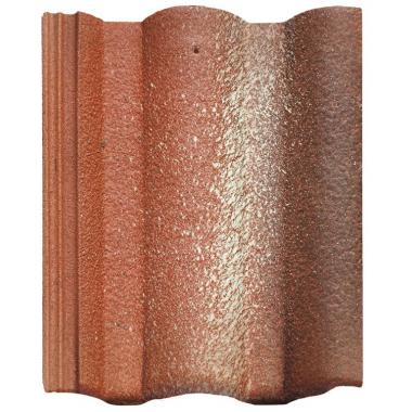 Цементно-песчанная черепица Braas Адрия слари красная