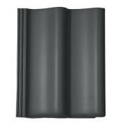 Цементно-песчанная черепица Braas Дабл S сизар графит