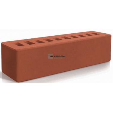 Евротон кирпич лицевой красный брусок ВФ-16 (250Х65х65)