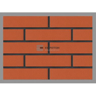 Евротон кирпич клинкерный "Бордо" (красный)