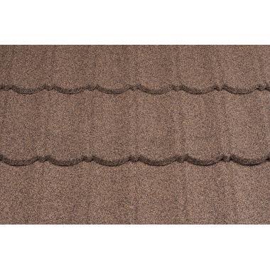 композитная черепица Metrotile 1330x410 мм coffee