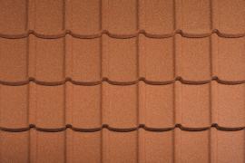 композитная черепица Metrotile Mistral 1305x415 мм terra-cotta