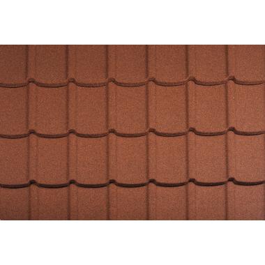 композитная черепица Metrotile Mistral 1305x415 мм scarlet