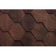 Битумная черепица Tema Antik коричневый