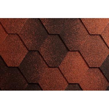 Битумная черепица Tema Antik терракотовый