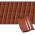 Керамическая черепица Roben MonzaPlus каштановая ангобированная  