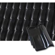 Керамическая черепица Roben MonzaPlus черно-коричневая глазурованая 