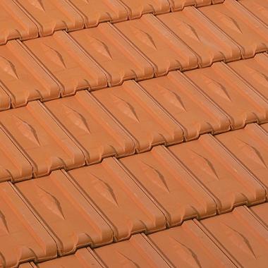 Керамическая черепица Braas модель "Винтаж" 25,4*43,5 натуральный