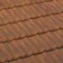 Керамическая черепица Braas модель "Винтаж" 25,5*43,5 состаренный коричневый