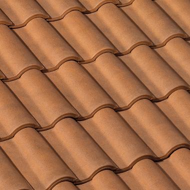 Керамическая черепица Braas Roman 13 28,0*44,00 состареный коричневый
