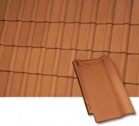 Керамическая черепица Roben PIEMONT натуральный красный 