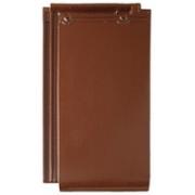 Керамическая черепица Braas Турмалин 28,0*47,5 глазурь каштан